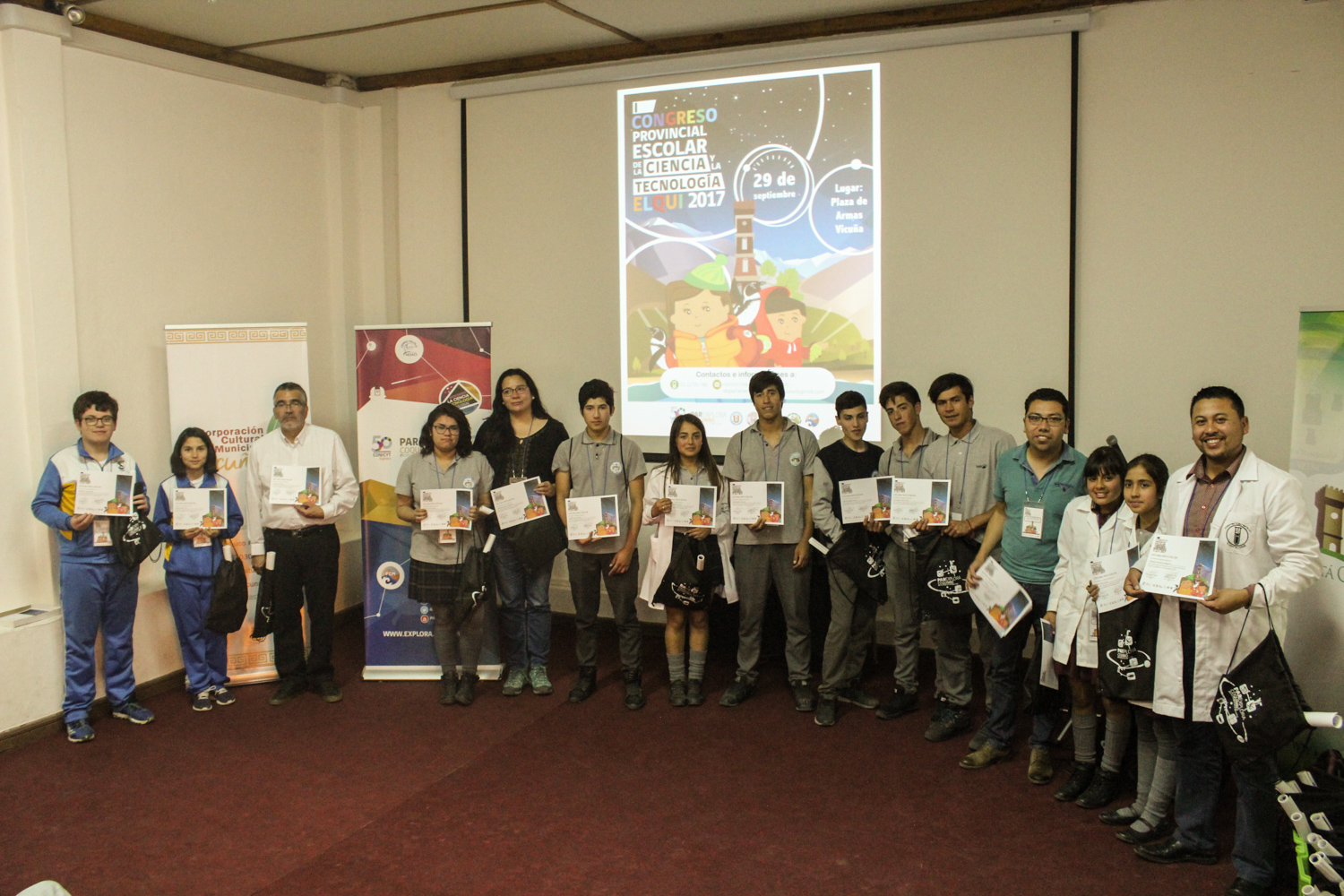 Vicuña fue sede del primer Congreso Provincial Escolar de Ciencia en el Elqui