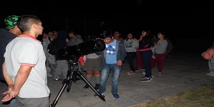 Escolares disfrutaron de la astronomía en una nueva versión de la Fiesta de las Estrellas en Paihuano