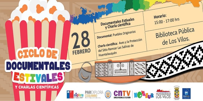 Los Vilos vivirá jornada de documentales y charlas científicas el 28 de febrero