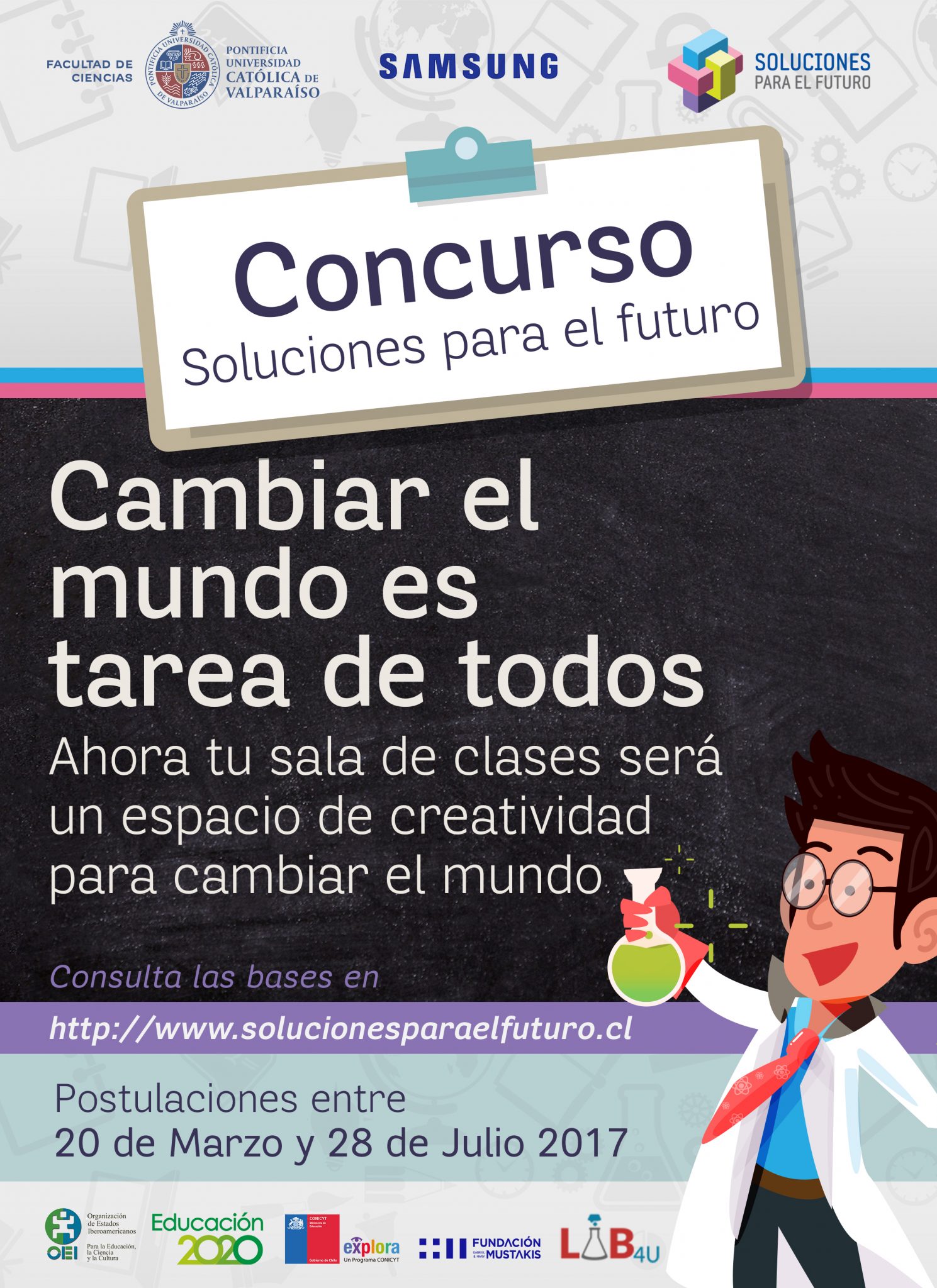 Lanzan concurso Soluciones Para el Futuro: Conoce cómo participar acá