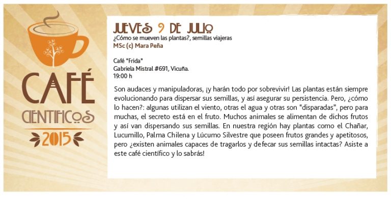Todos invitados a participar de los Cafés Científicos