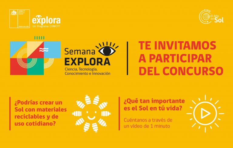 Te invitamos a participar de estos entretenidos concursos en la Semana Explora 2019