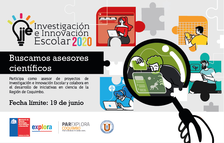 Abierta convocatoria Investigación escolar – Explora Coquimbo 2020