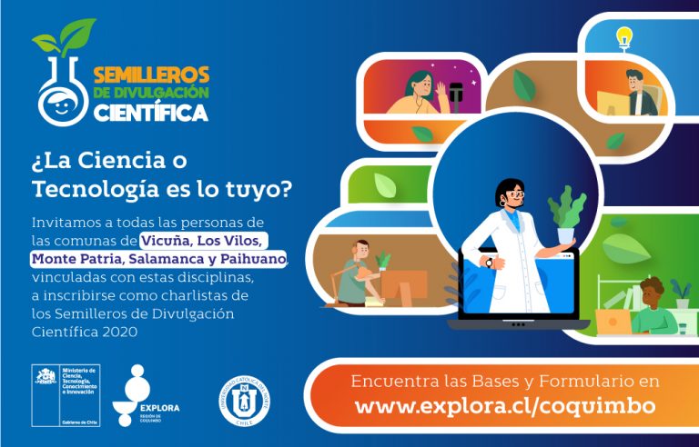 Participa como charlista y “actor local” de la iniciativa Semilleros de Divulgación Científica