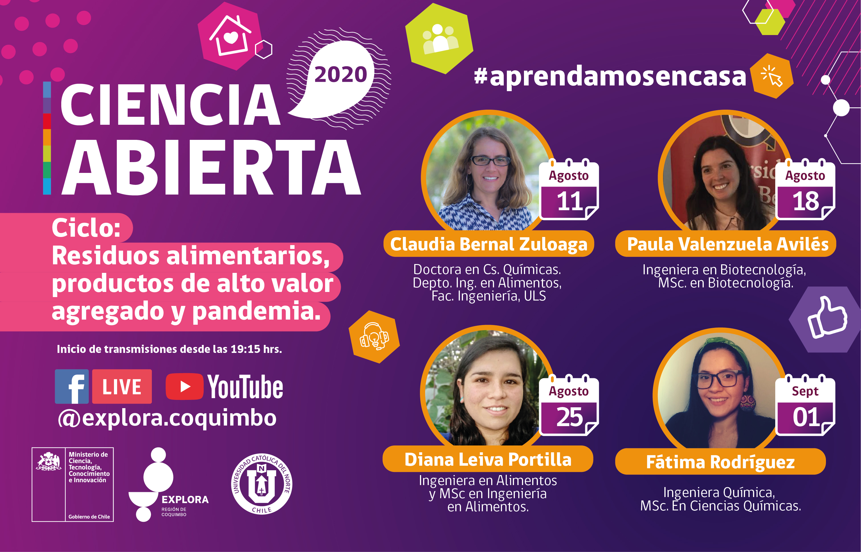¿Cómo aprovechar los residuos alimentarios en tiempos de pandemia? Expertas aconsejarán al público regional con didácticas charlas