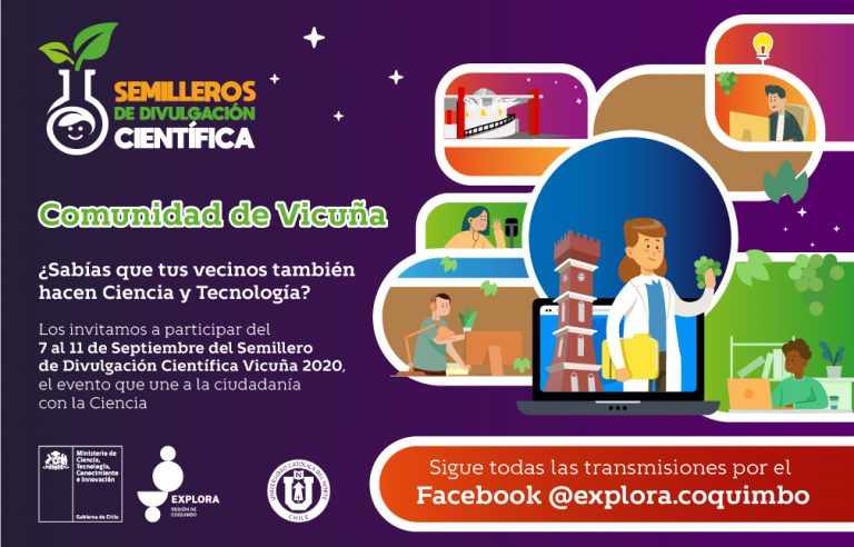 Vicuña vivirá una semana conociendo cómo su comunidad realiza ciencia con los Semilleros de Divulgación