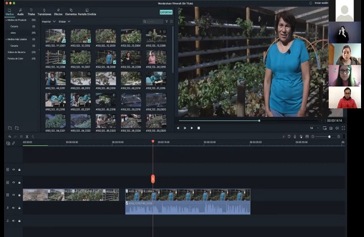 Equipos escolares participan de Taller para aprender a editar videos y así poder difundir proyectos científicos