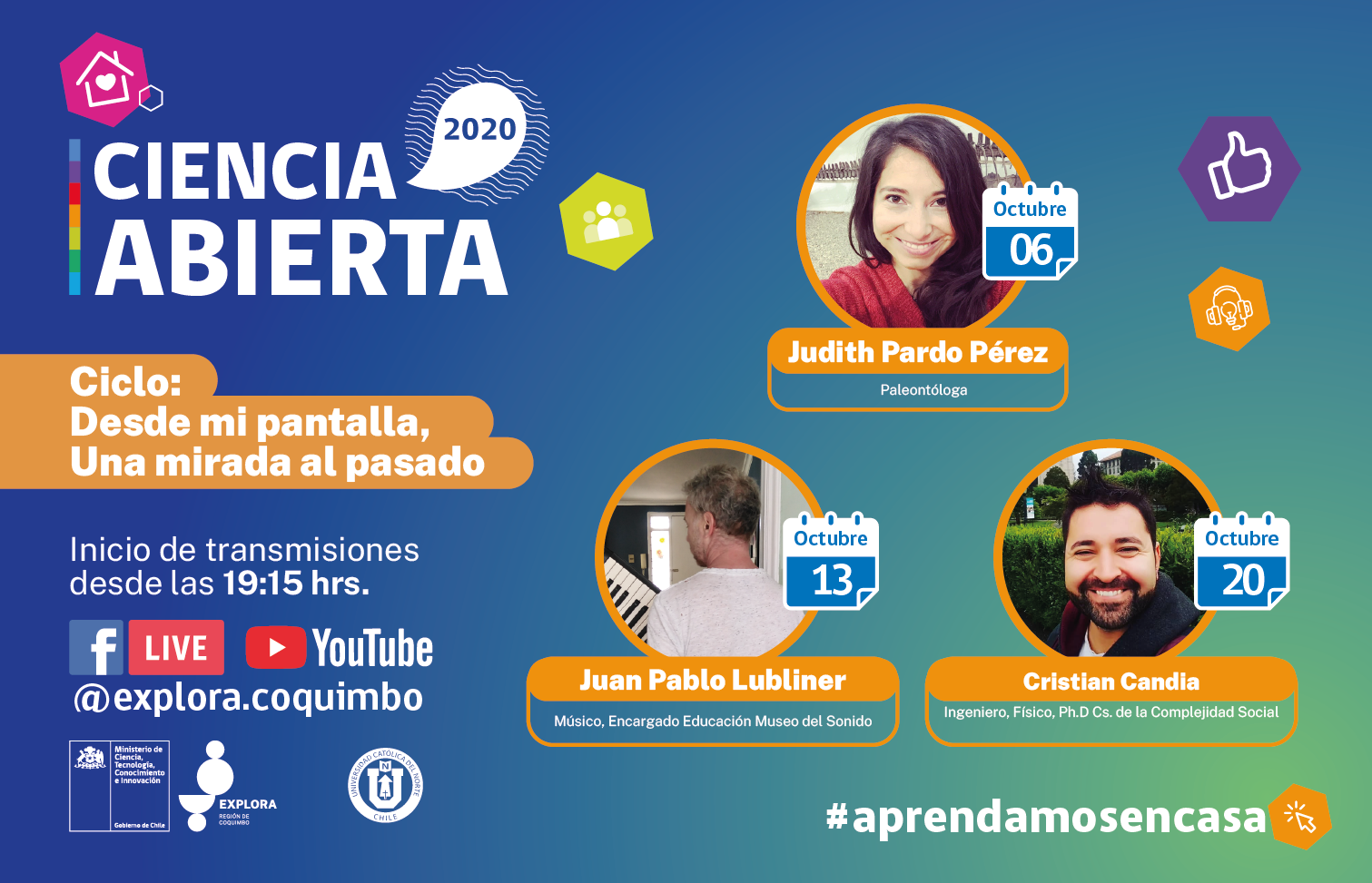 Las charlas ciencia abierta de octubre te llevarán “al pasado”