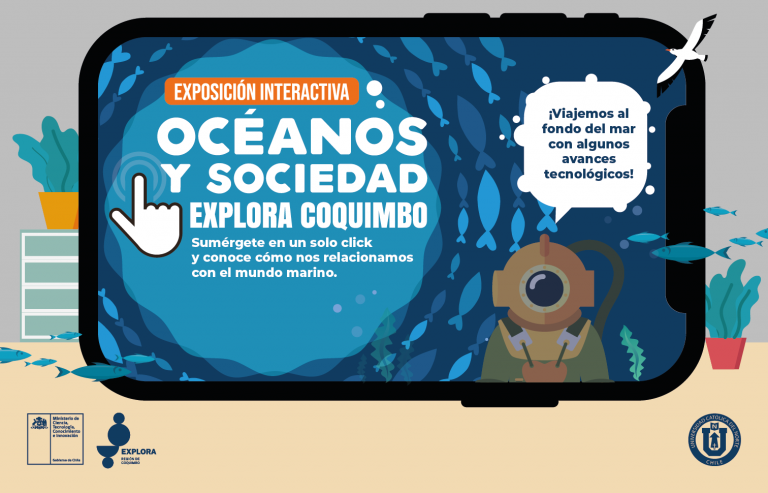 Sumérgete en el mundo marino con nuestra exposición interactiva Océanos y Sociedad