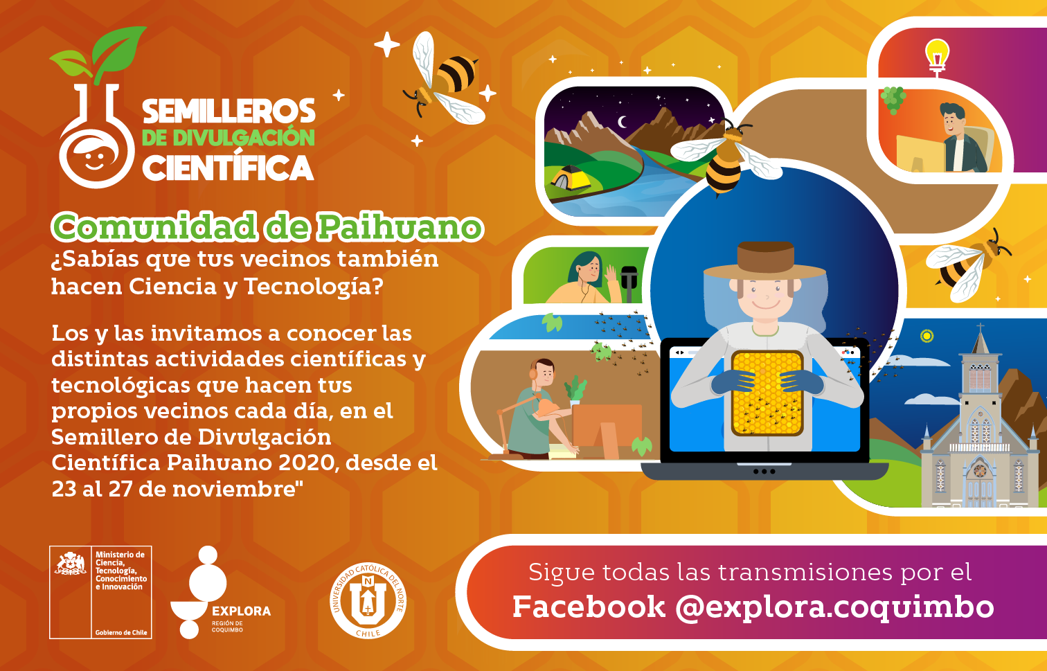 Conoce todas las alternativas de nuestro Semillero de Divulgación en Paihuano