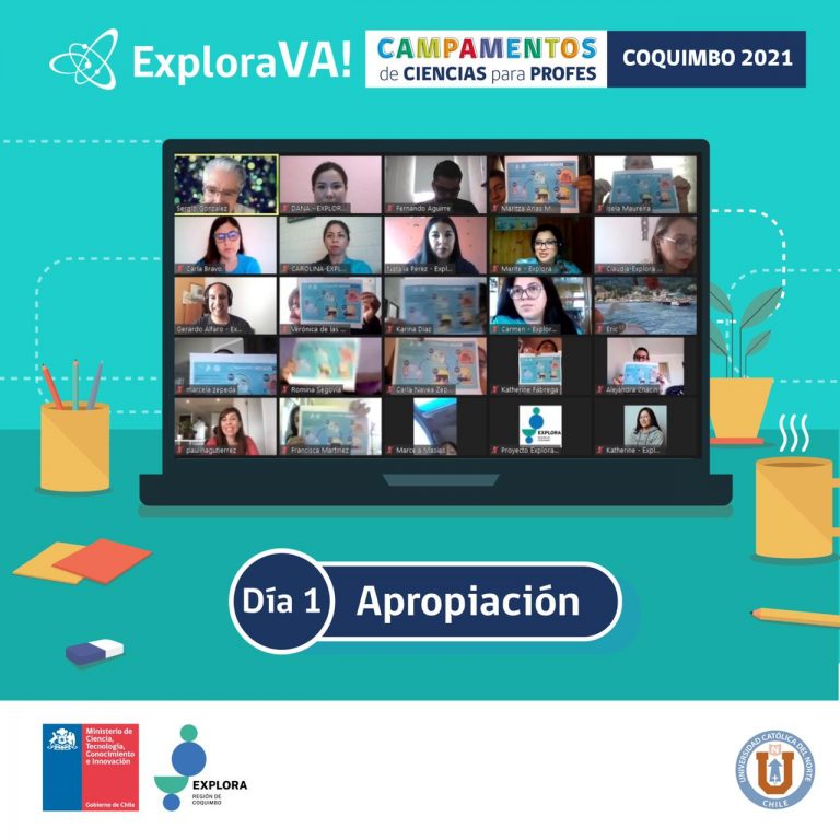 Con gran éxito comenzó el campamento para profes Explora VA! 2021 en formato remoto