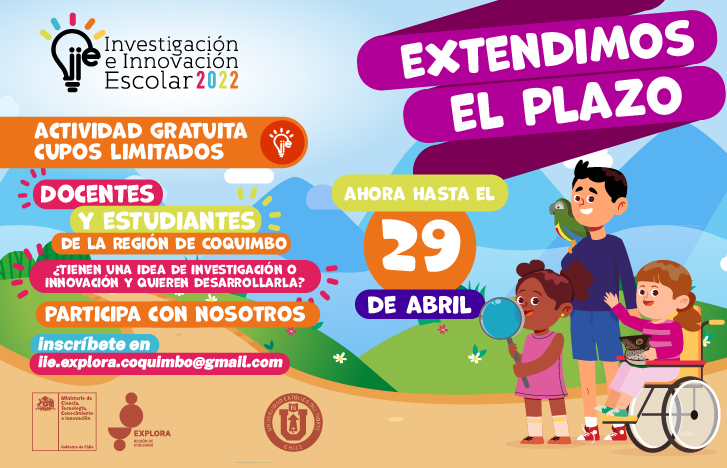 Se extiende plazo para postular a Programa de Investigación e Innovación Escolar 2022