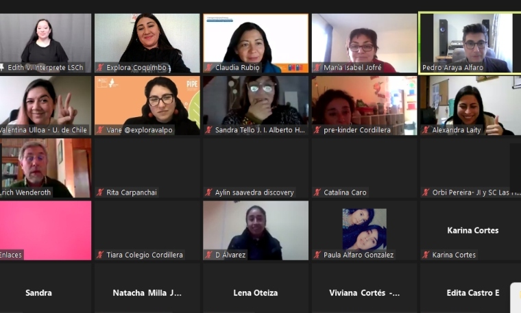 Equipos educativos de PIPE participaron de charla sobre perspectiva de género en las ciencias