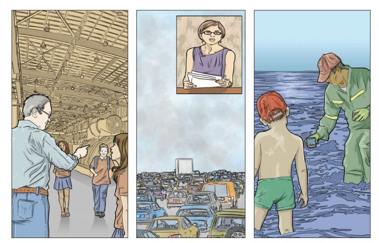 La contaminación y el calentamiento global aborda nuevo cómic científico