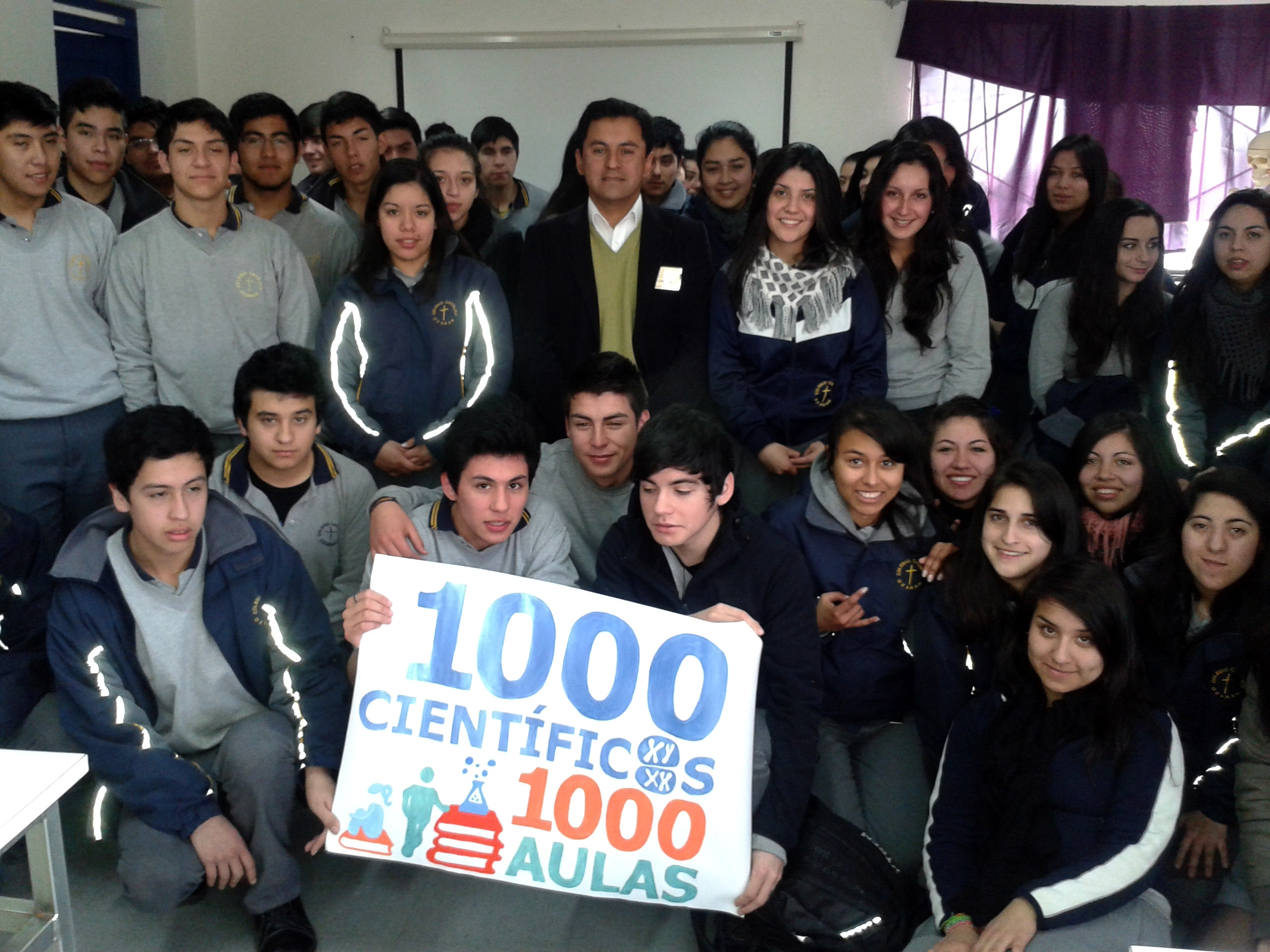 ¡Profe! Inscribe a tu curso en 1000 Científicos 1000 Aulas