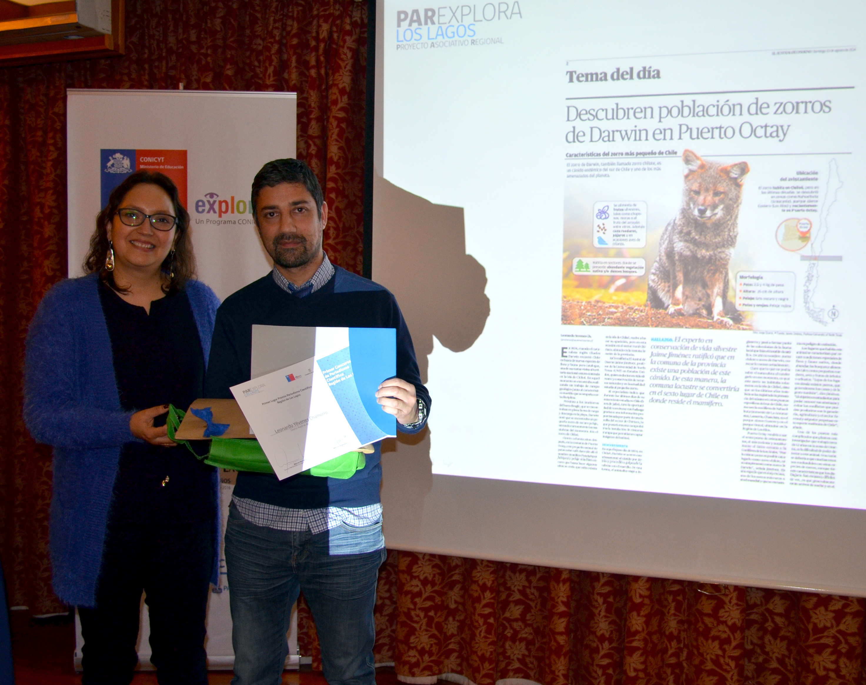 Osornino gana “Concurso Regional de Periodismo Científico”