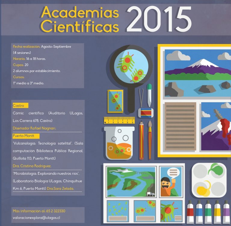 Invitan a jóvenes de la Región de Los Lagos a participar en Academias Científicas