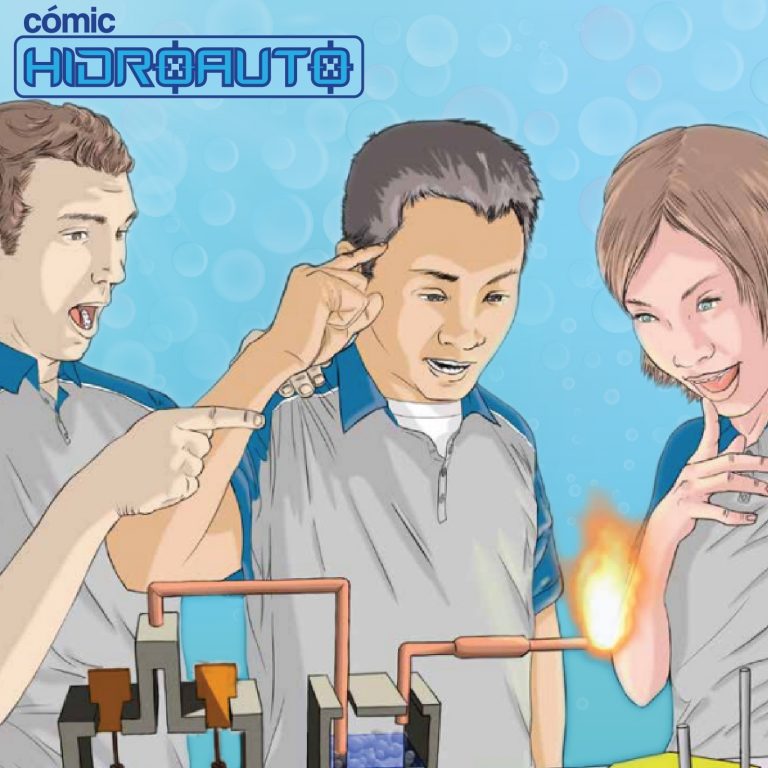 “Hidroauto” del futuro protagoniza cómic sobre medioambiente y nuevas tecnologías