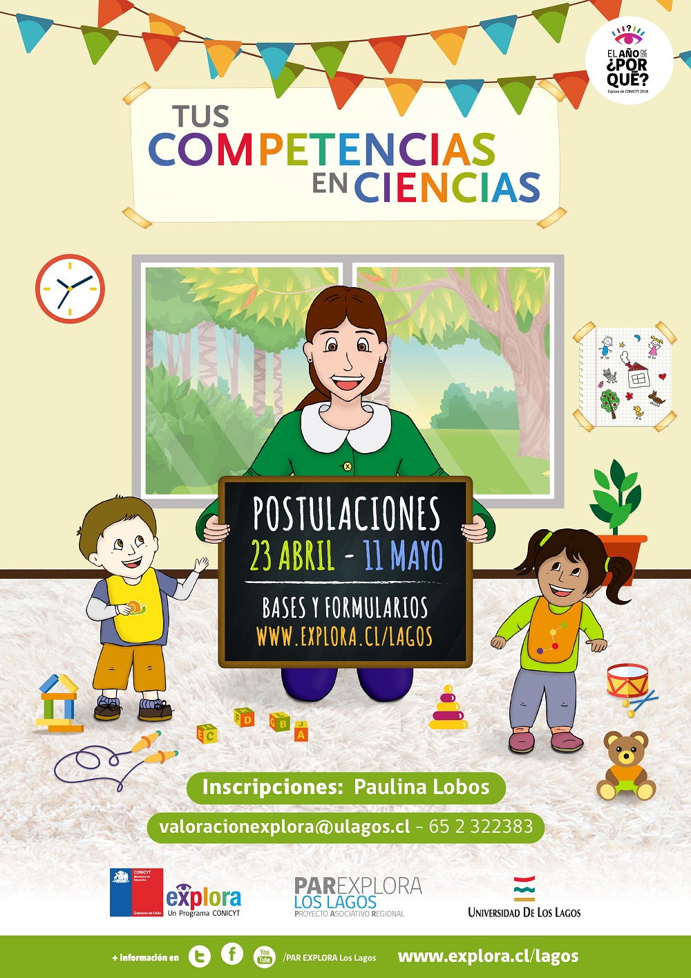 Último día para postular a Tus Competencias en Ciencias
