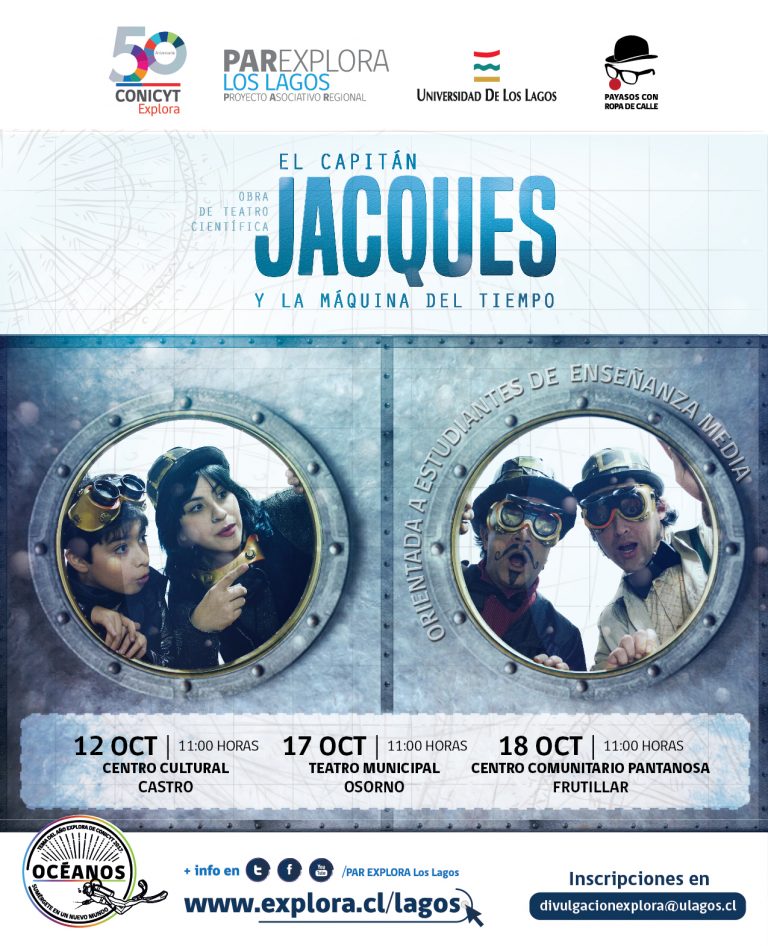 Este Lunes se inicia semana de la ciencia con estreno de obra de teatro