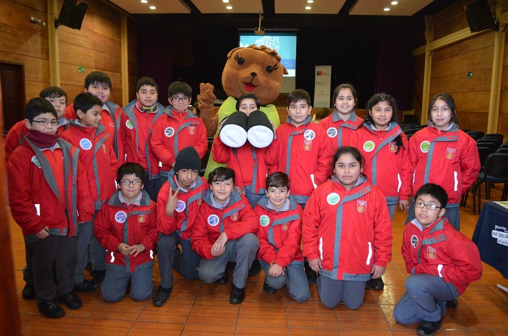 Chungungo fue la estrella del lanzamiento de álbum Explora