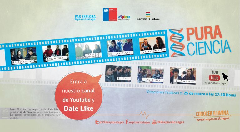 Dale Like al Programa PURA CIENCIA