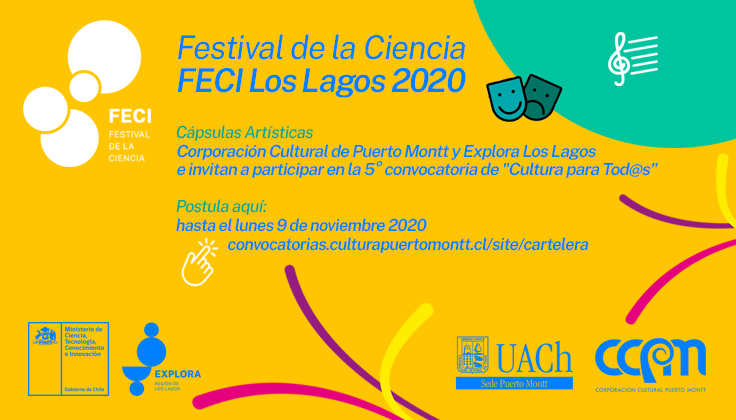 Abierta postulaciones «Cultura para tod@s 2020» Postula tus cápsulas artísticas