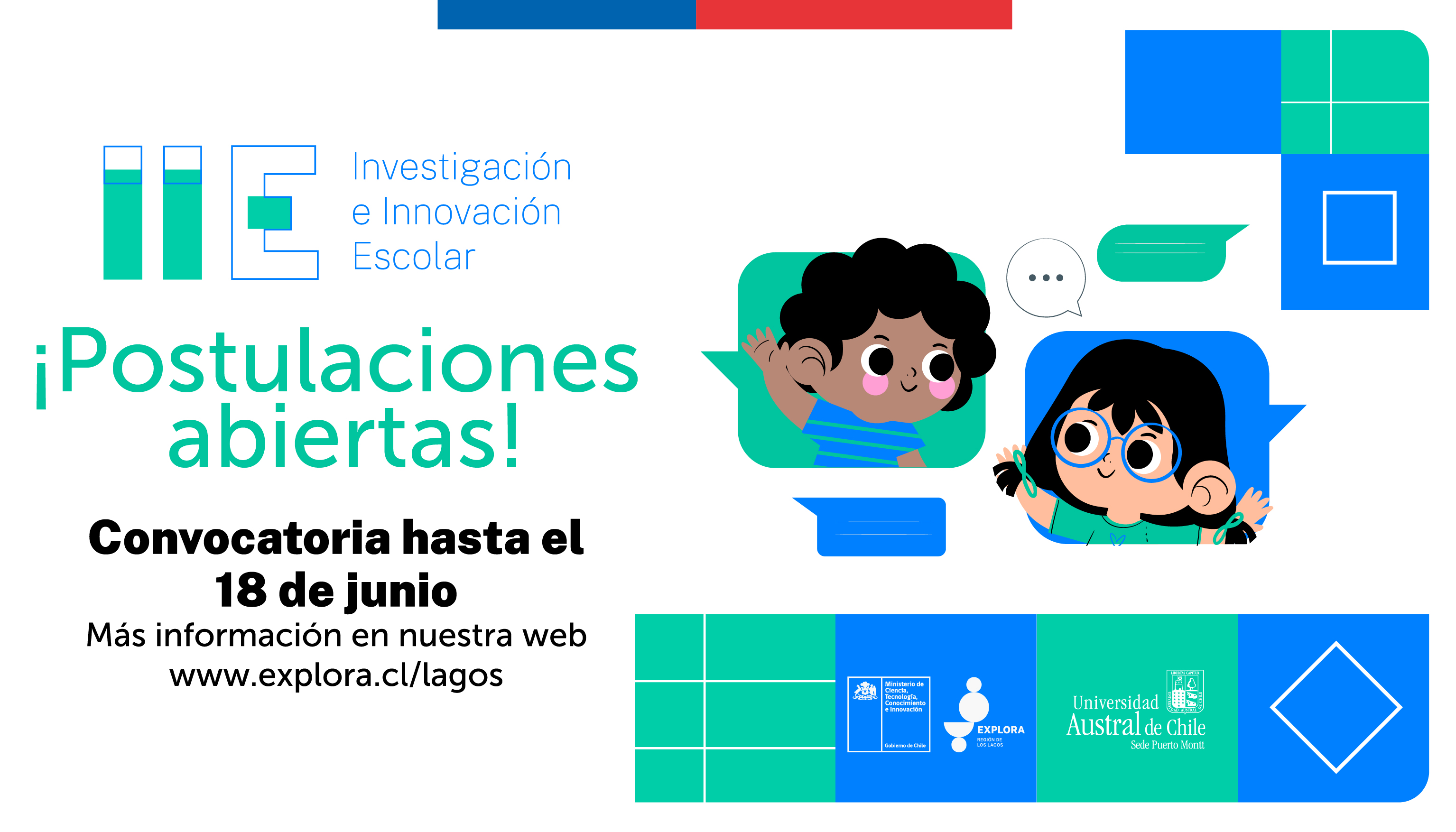 Explora Los Lagos inicia convocatoria 2023 para Programa de Investigación e Innovación Escolar e invita a docentes y estudiantes de ciclos básico y enseñanza media a participar