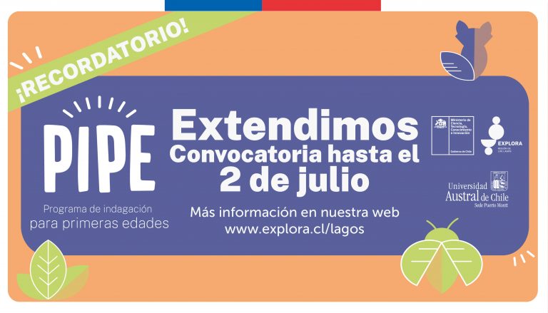 Extendimos plazo de postulación para Programa de Indagación para Primeras Edades (PIPE) 2023