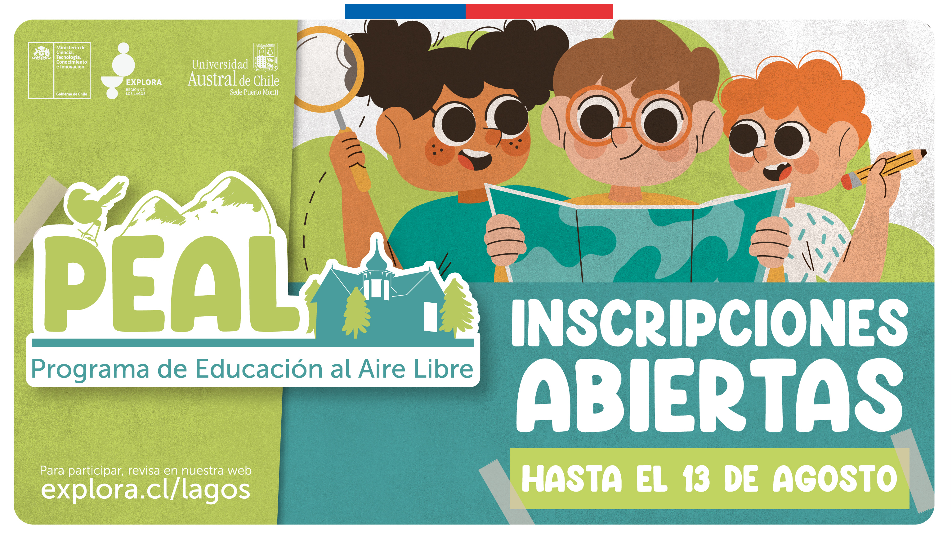 Se inicia convocatoria para el Programa de Educación al Aire Libre (PEAL) 2023