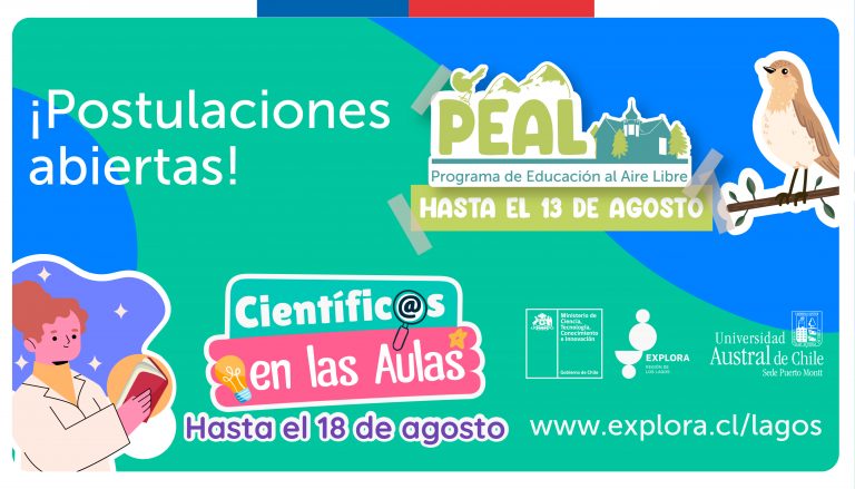 PAR Explora Los Lagos les recuerda convocatorias abiertas