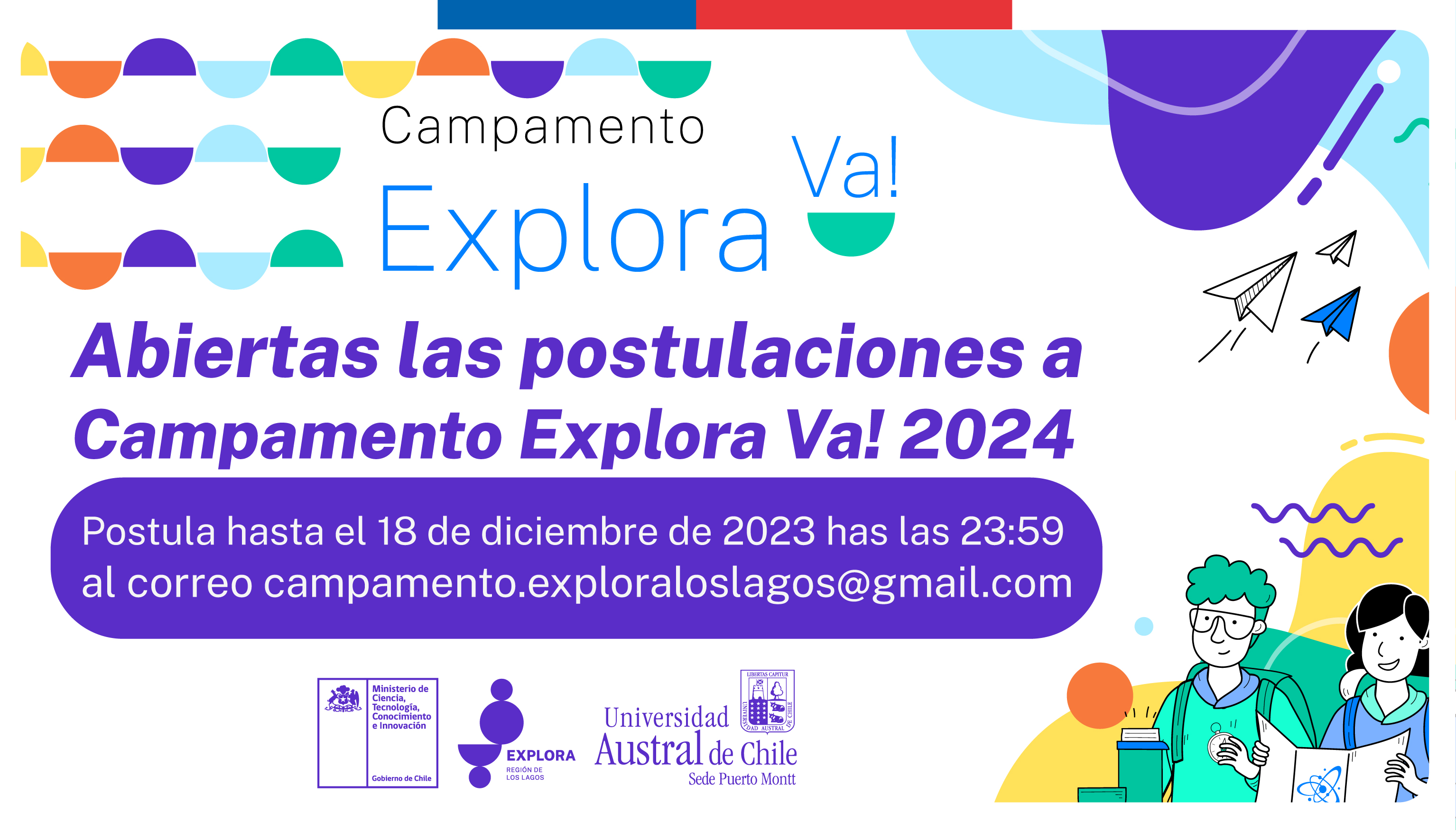 Campamento Explora VA! abrió convocatoria 2023