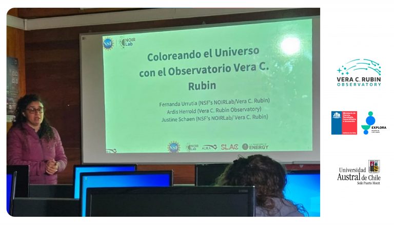 Con actividades en Castro, Puerto Montt y Quellón partió la semana de charlas de Científic@s en las Aulas en colaboración con AstroExpediciones 2024