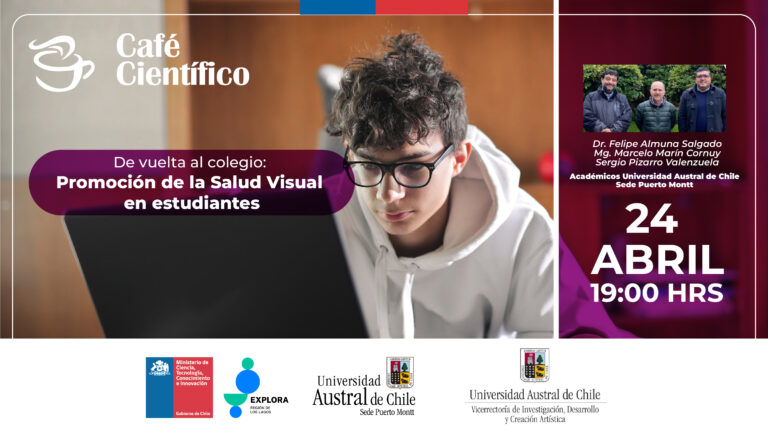 En Café Científico de Puerto Montt se presentará estrategia para conocer agudeza visual de estudiantes