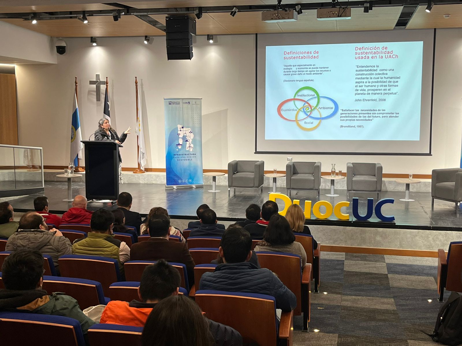 UACh Sede Puerto Montt participó en primer seminario de la Ruta de Seminarios sobre Infraestructura Sustentable e Inclusiva para la Competitividad