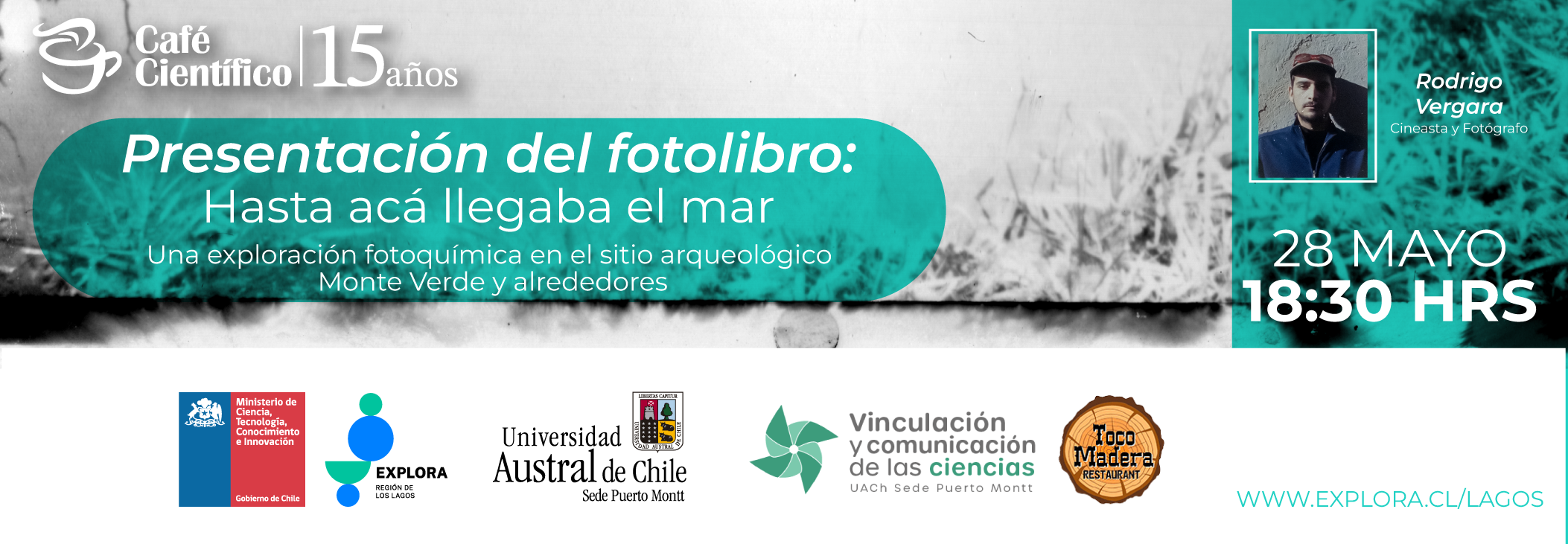 Café Científico de Puerto Montt invita a descubrir Monte Verde a través de la fotografía