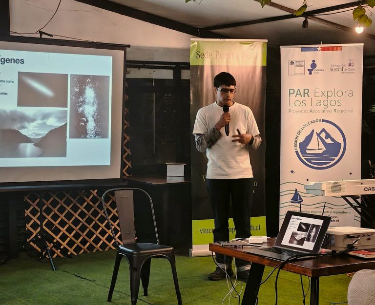 Fotografía, arte y ciencia en torno a Monte Verde reunió a la comunidad en el Café Científico de Puerto Montt