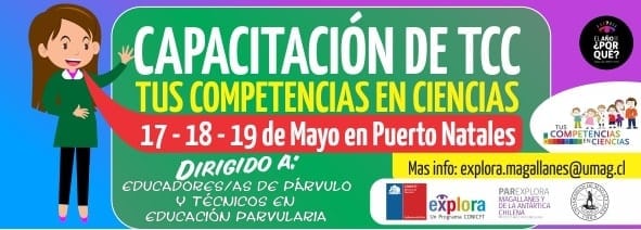 ¡Atención Puerto Natales! Este 17 de mayo TCC para educadoras y técnicos en educación de párvulo