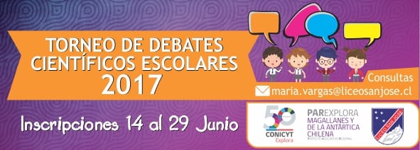 ¿Eres estudiante y te gusta defender tus ideas? Te invitamos a participar en el Torneo de Debates Científicos Escolares 2017