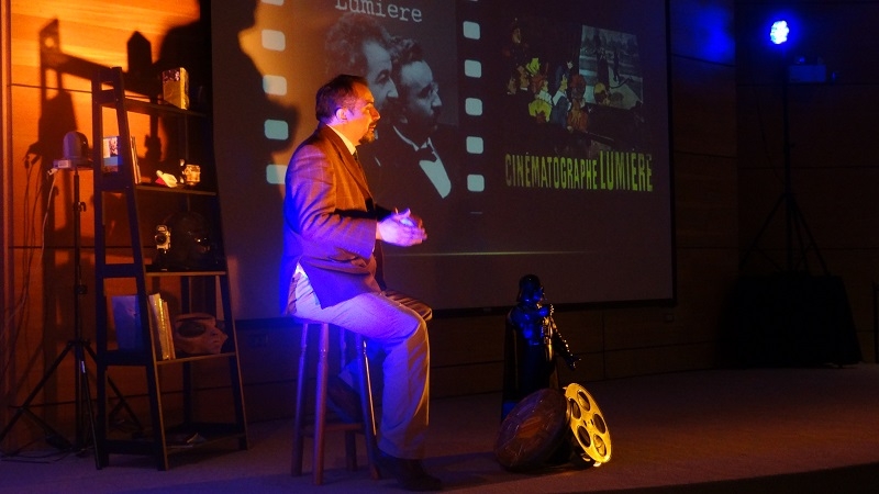 Exitosa charla sobre cine