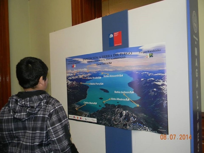 Exposición fotográfica ofrece un viaje virtual a Seno Almirantazgo
