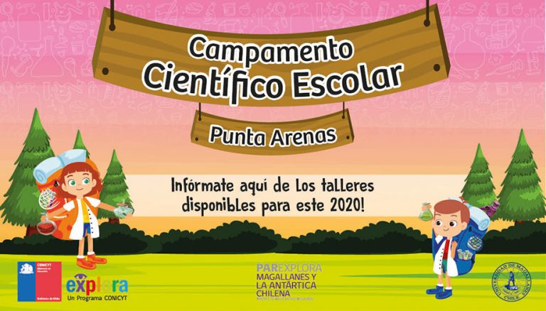 Campamento Científico Escolar Punta Arenas: aquí los talleres disponibles este 2020