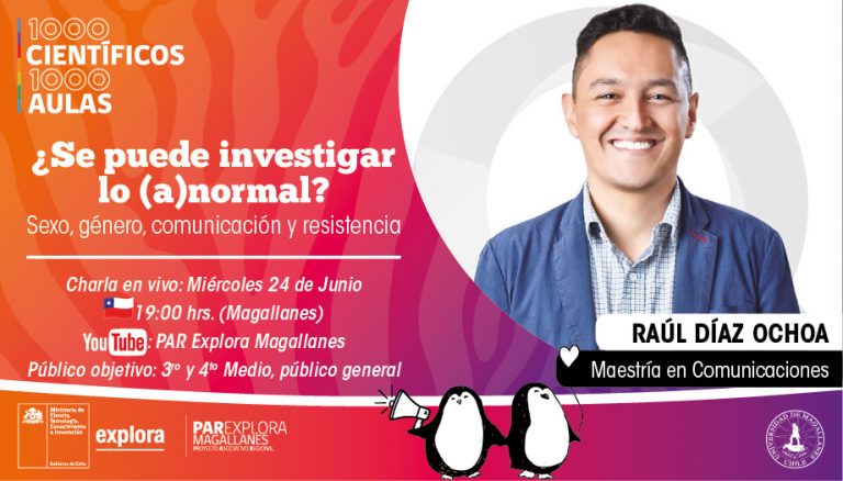 Charla ¿Se puede investigar lo (a)normal? sexo, género, comunicación y resistencia