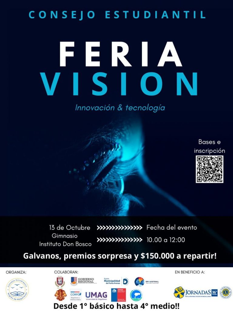 PAR Explora Magallanes participará en la 1° Feria Visión  organizada por el Consejo Estudiantil  en el gimnansio del Instituto Don Bosco
