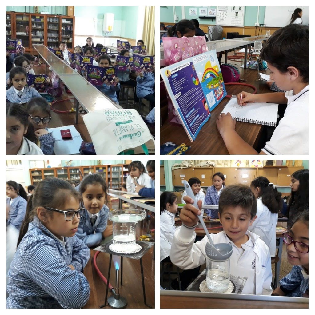 Escolares aprendieron ciencias con álbum de laminas
