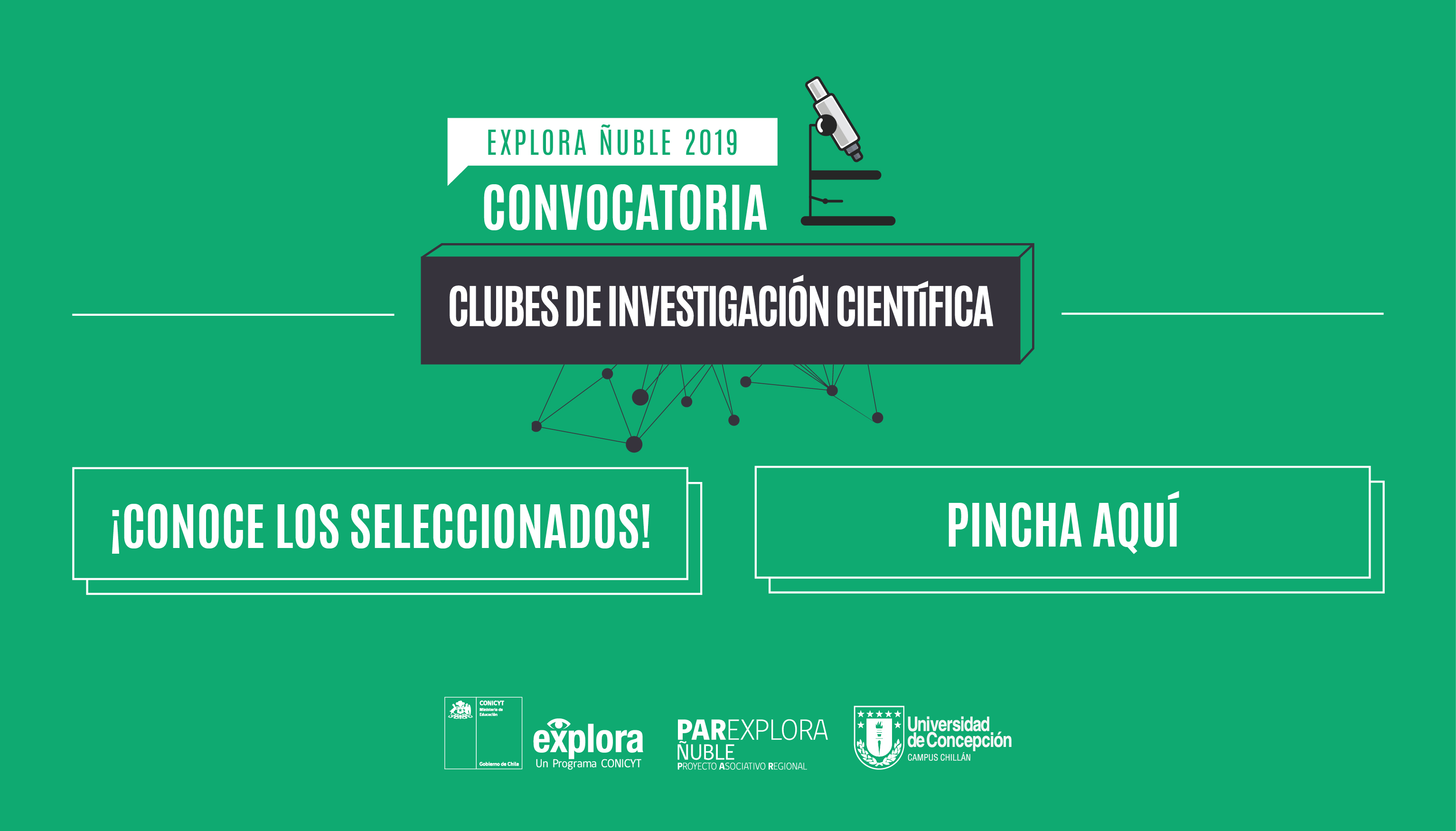 Seleccionados Clubes de Investigación Científica Escolar Explora Ñuble