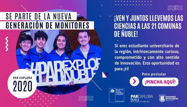 Buscamos a la nueva generación de Monitores/as Explora Ñuble 2020