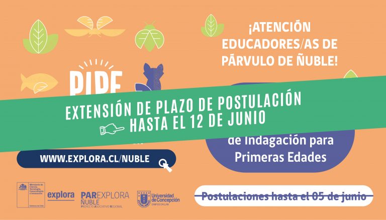 Explora Ñuble inicia postulaciones al Programa de Indagación para Primeras Edades