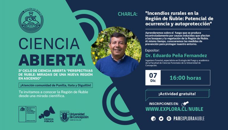 Ciencia Abierta “Perspectivas de Ñuble: Miradas de una nueva región en ascenso”