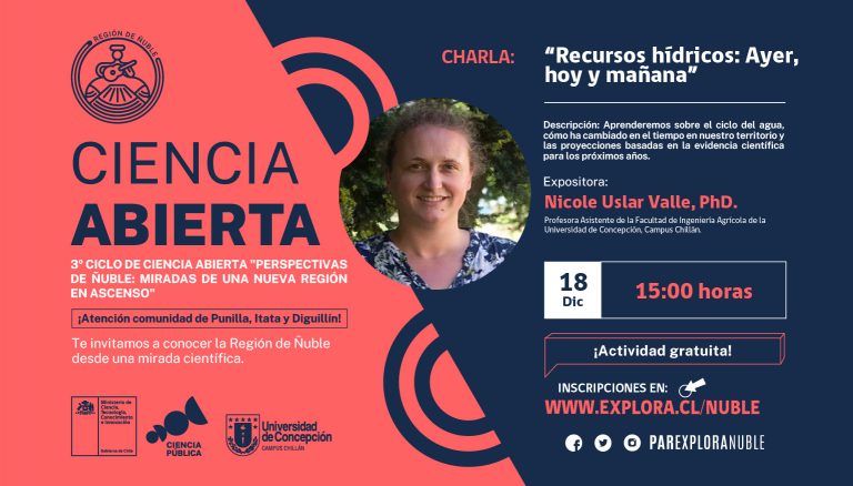 Ciencia Abierta “Perspectivas de Ñuble: Miradas de una nueva región en ascenso”